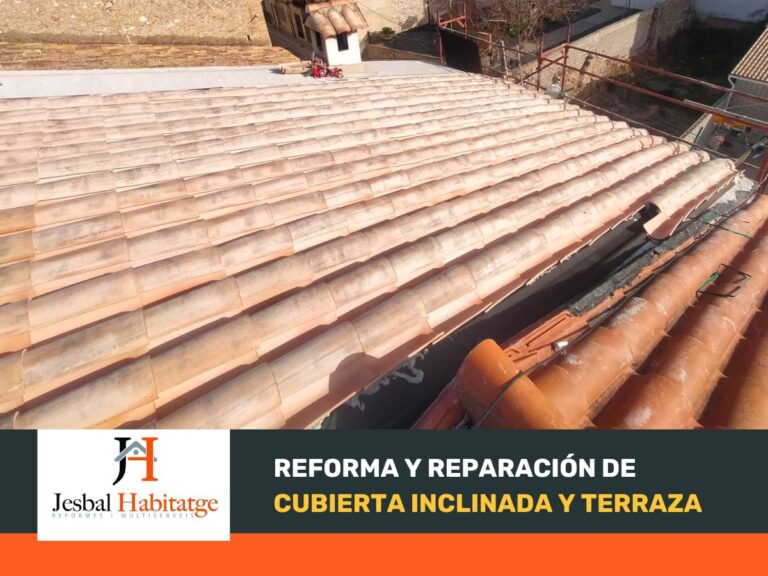 reforma de cubierta finalizada por Jesbal Habitatge Reformas Gandía