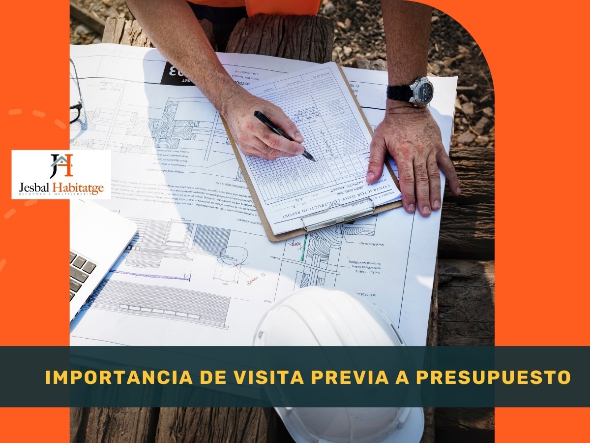 ante una reforma, la visita previa al presupuesto de reforma
