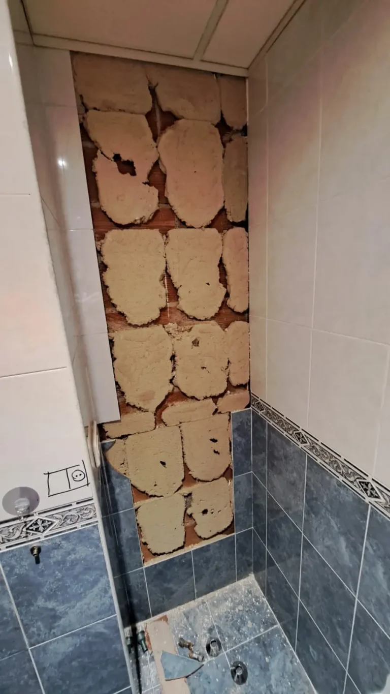 Durante - demolicion de alicatado de bano en Gandia - Jesbal Habitatge