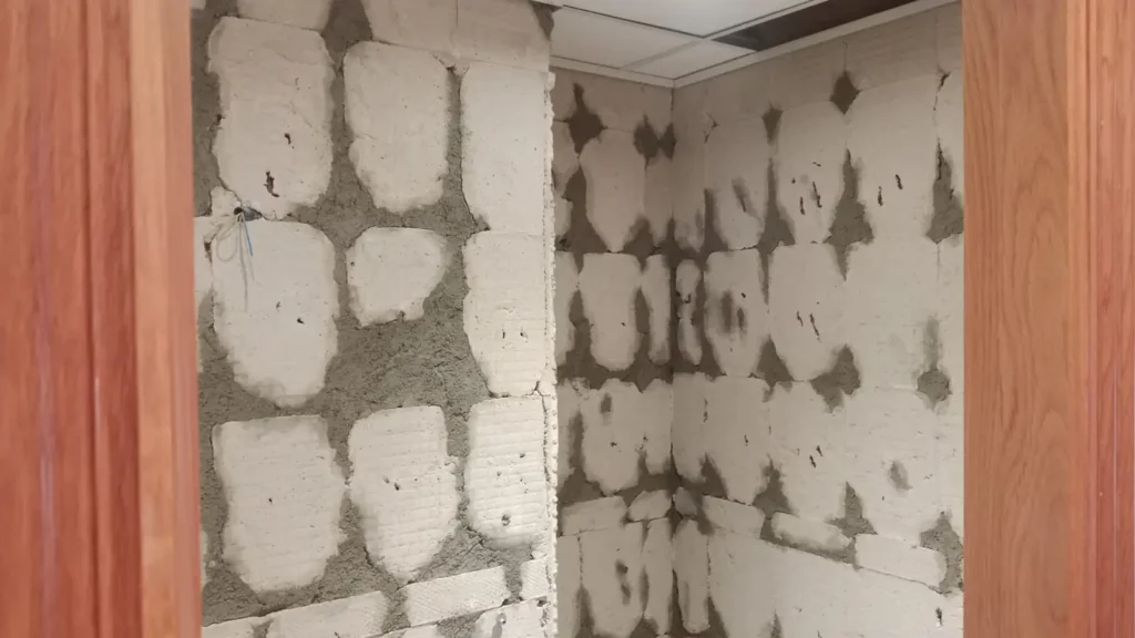 Durante - paredes desnudas tras demolicion en Gandia - Jesbal Habitatge